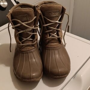 Sperry Brown Lace Up Boots